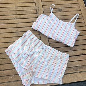 Calvin Klein pajama set small, top and bottom, pyjamas, jammies